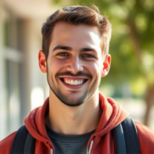 Successful student, Michael Davis